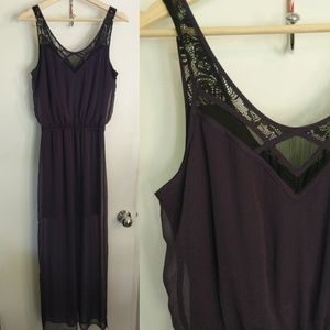 Purple Express Maxi Dress